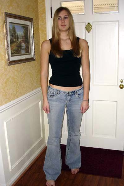 Photographic Height/Weight Chart - 5' 10", 140 lbs., BMI:20